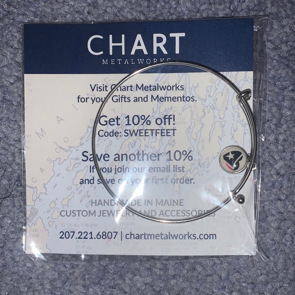 Patriots charm jewelry. Brand new